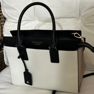 Kate Spade color block purse with cross body strap